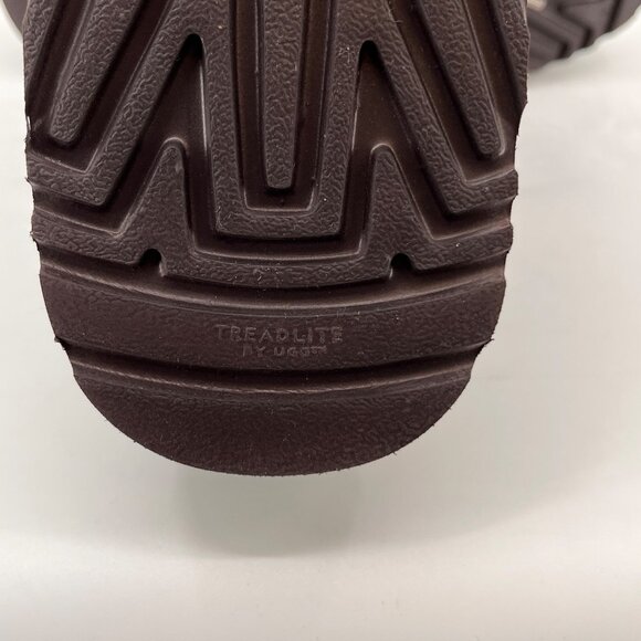 UGG Neumel Classic Suede Boots Size 10 Olive Lace Up Sheepskin Lined - Picture 4 of 15